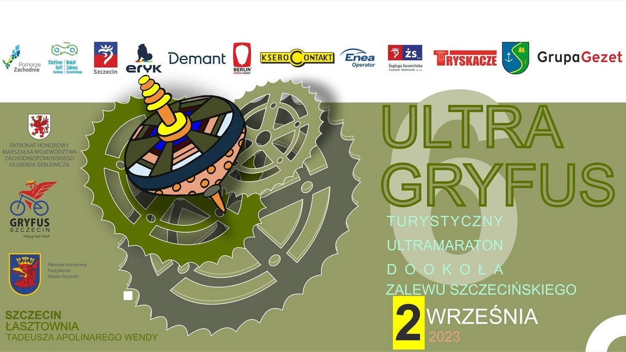 Ultra Gryfus 2023 - 6. Turystyczny ultramaraton rowerowy dookoła Zalewu Szczecińskiego