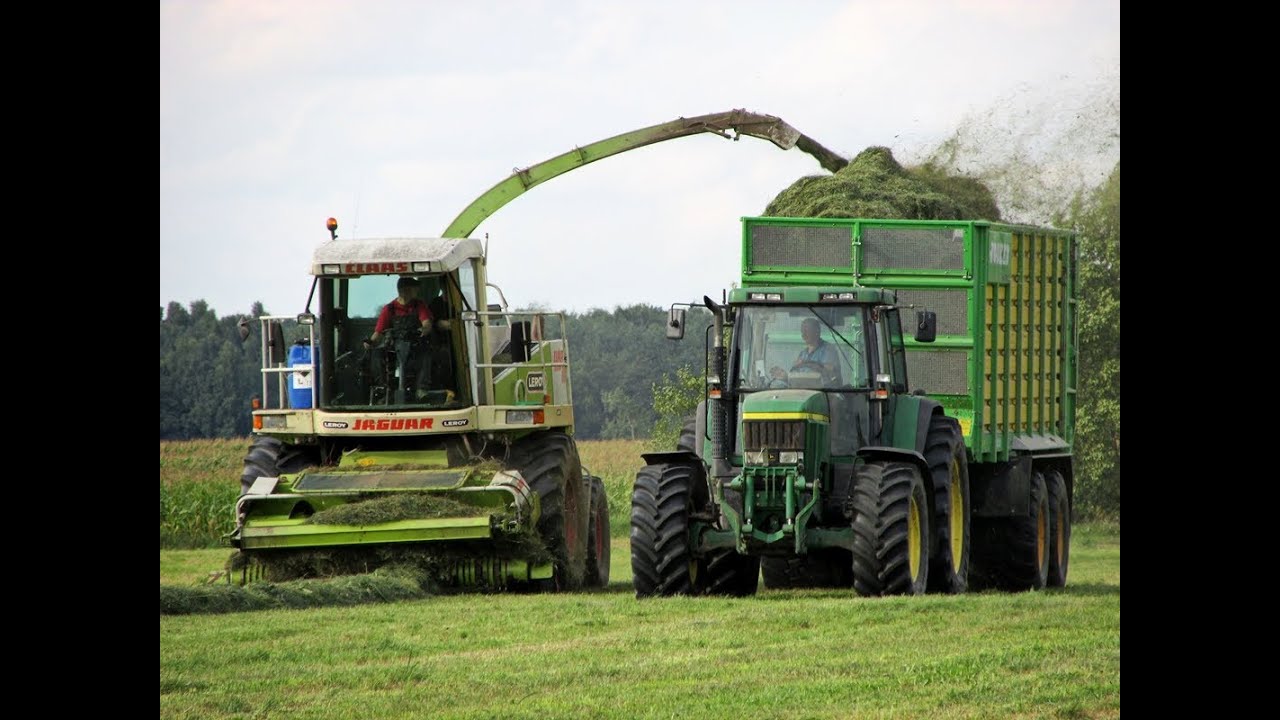 3 pokos traw - JD 7810, 6820, 6110 ,Claas Jaguar 880, Manitou