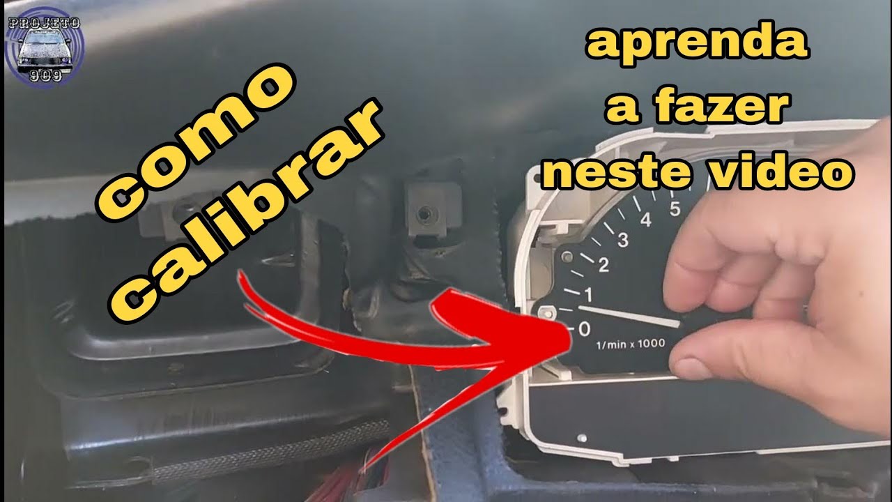 COMO CALIBRAR OS PONTEIROS DO PAINEL DO CARRO