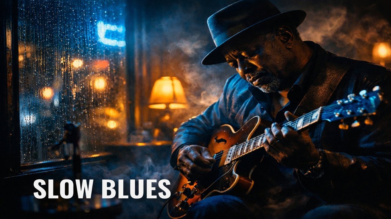 Rain Knocking on My Door | Slow Electric Blues | Chicago Blues Style
