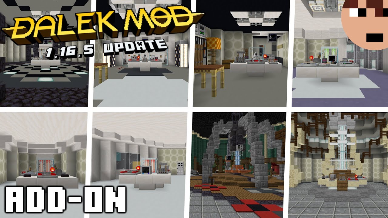 Демонстрация мода Dalek Mod 1.16.5: Классический аддон TARDIS!
