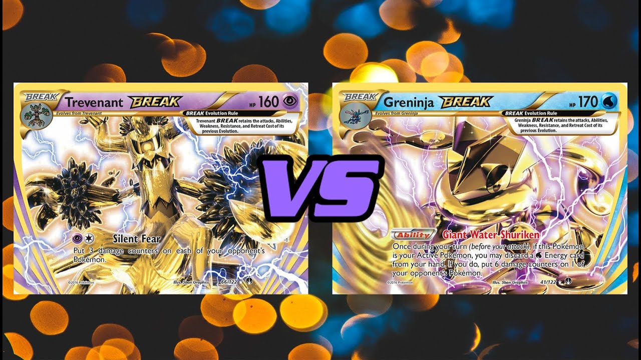 Retro Format 2016 Pokemon TCG Battle! Trevenant Break Vs Greninja Break!