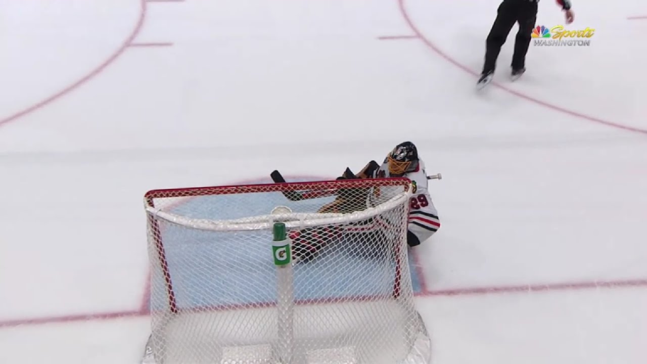 Fleury thanked his goal post  |  Washington Capitals vs Chicago Blackhawks FULL SHOOTOUT 12/2/21