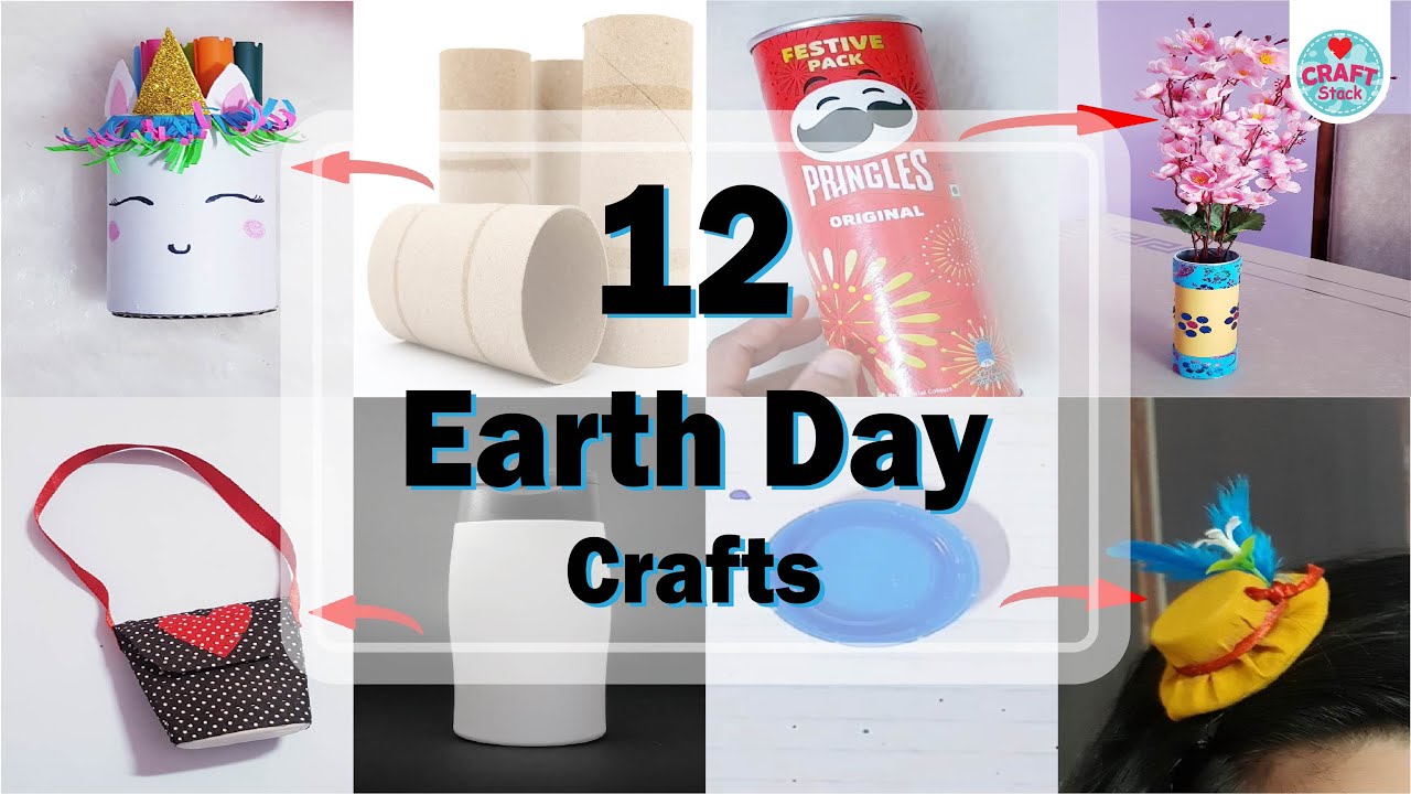 12 Earth Day Crafts #earthday | @CraftStack