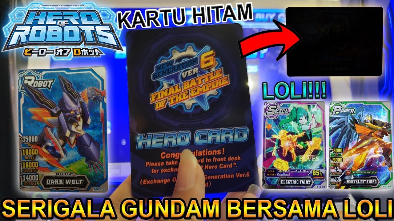 DAPET KARTU HITAM MISTERIUS, LANGSUNG DAPET KARTU RARE ??? - HERO OF ROBOTS INDONESIA #4