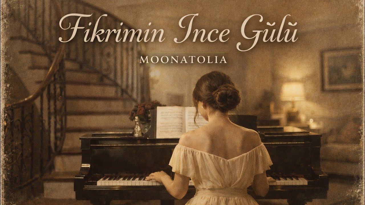 Fikrimin İnce Gülü | Nostaljik Piyano & Keman Cover - MOONATOLIA