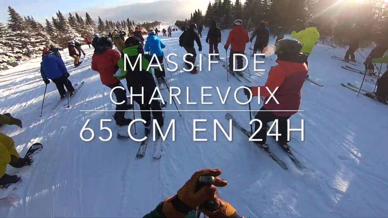 65 cm de poudreuse Massif de Charlevoix et Mont à Liguori // GoPro6