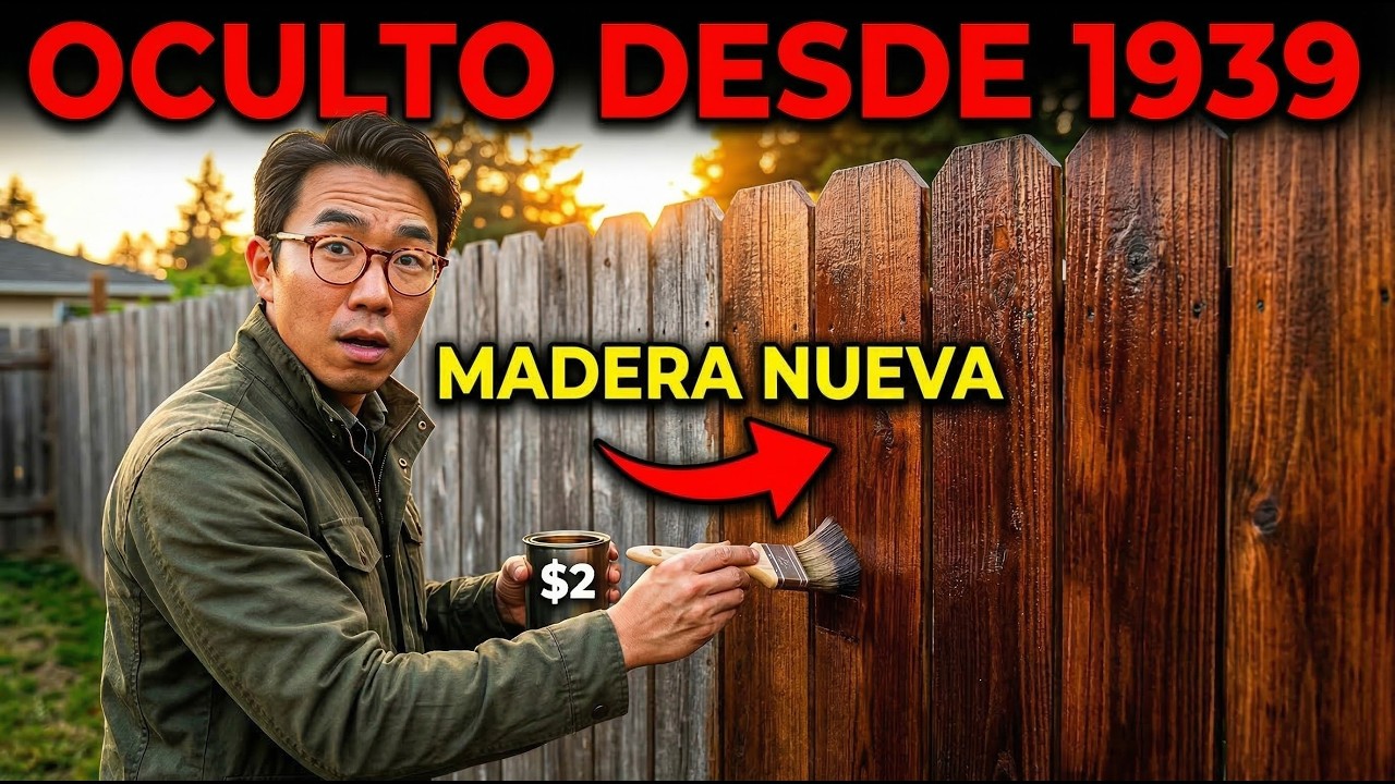 Escondieron este truco de madera de $2 desde 1939… Hace que la madera luzca NUEVA