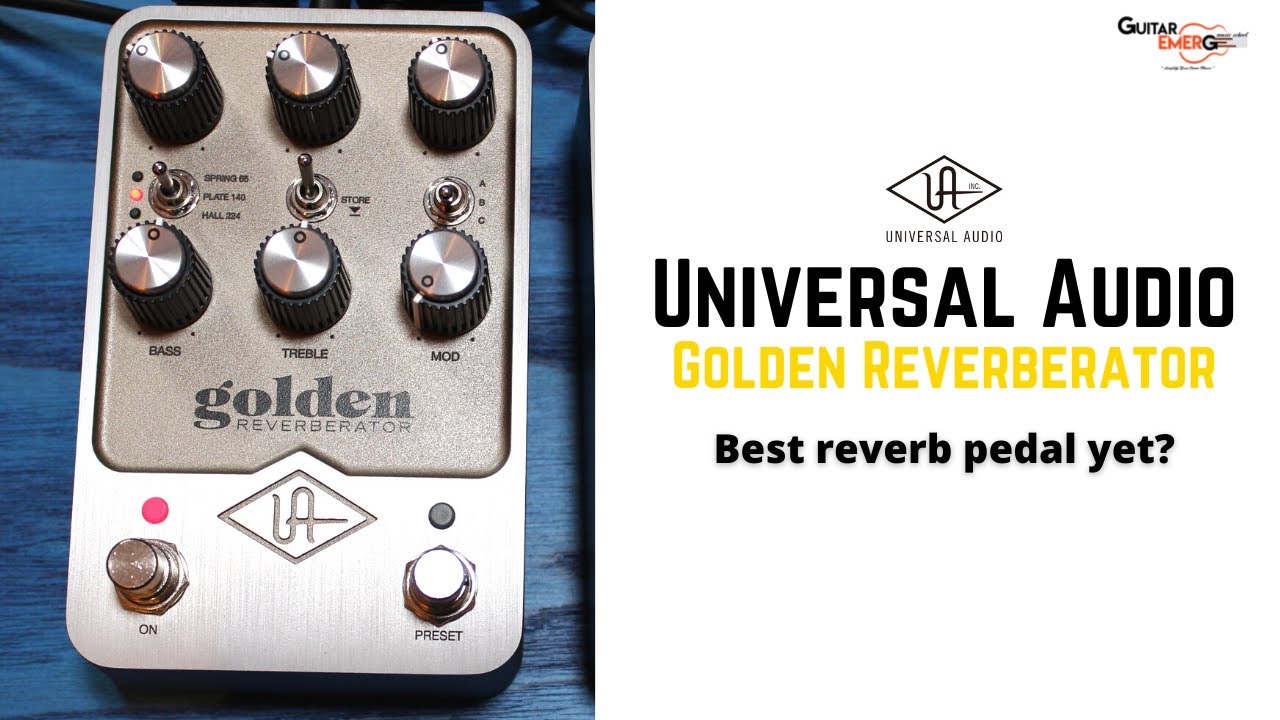 Universal Audio - Golden Reverberator (Is This One Of The Best New Reverb Pedals?)