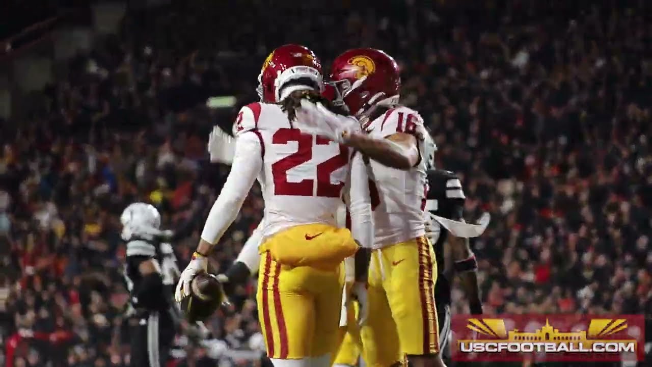 Field-level highlights of No. 23 USC's 21-17 win over Nebraska
