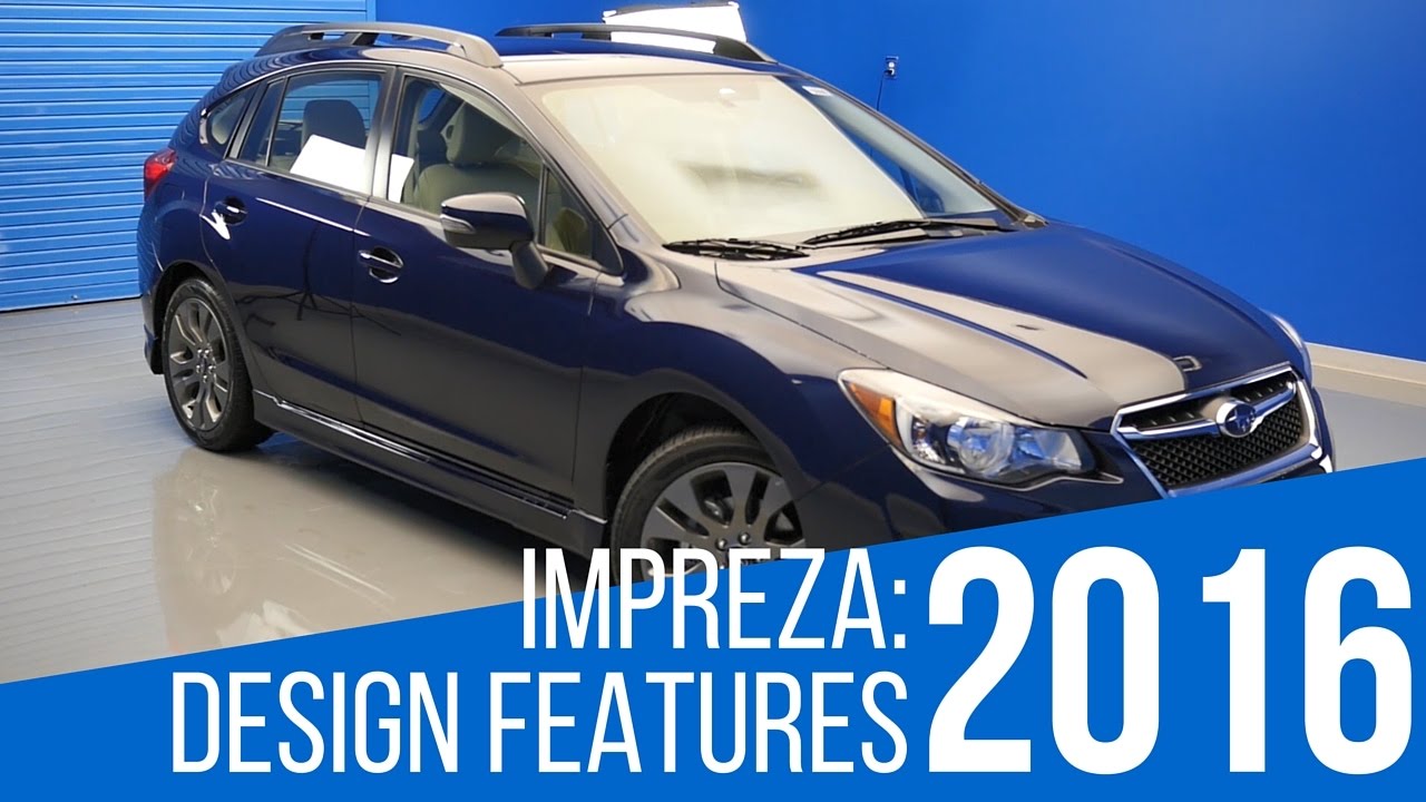 Subaru Impreza 2016: особенности дизайна