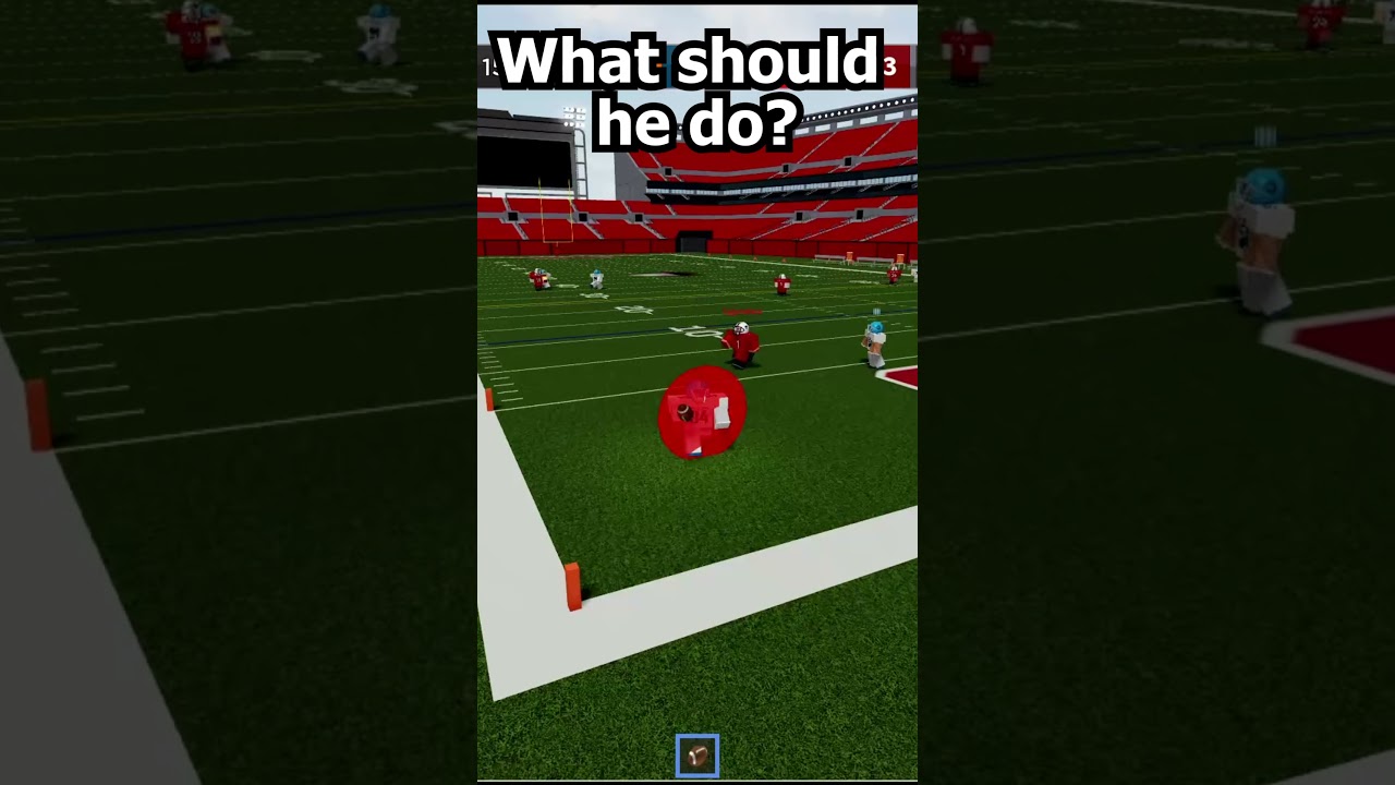 Spiking the ball, tips from a global QB  #footballfusion2 #footballfusion #footballfusionroblox