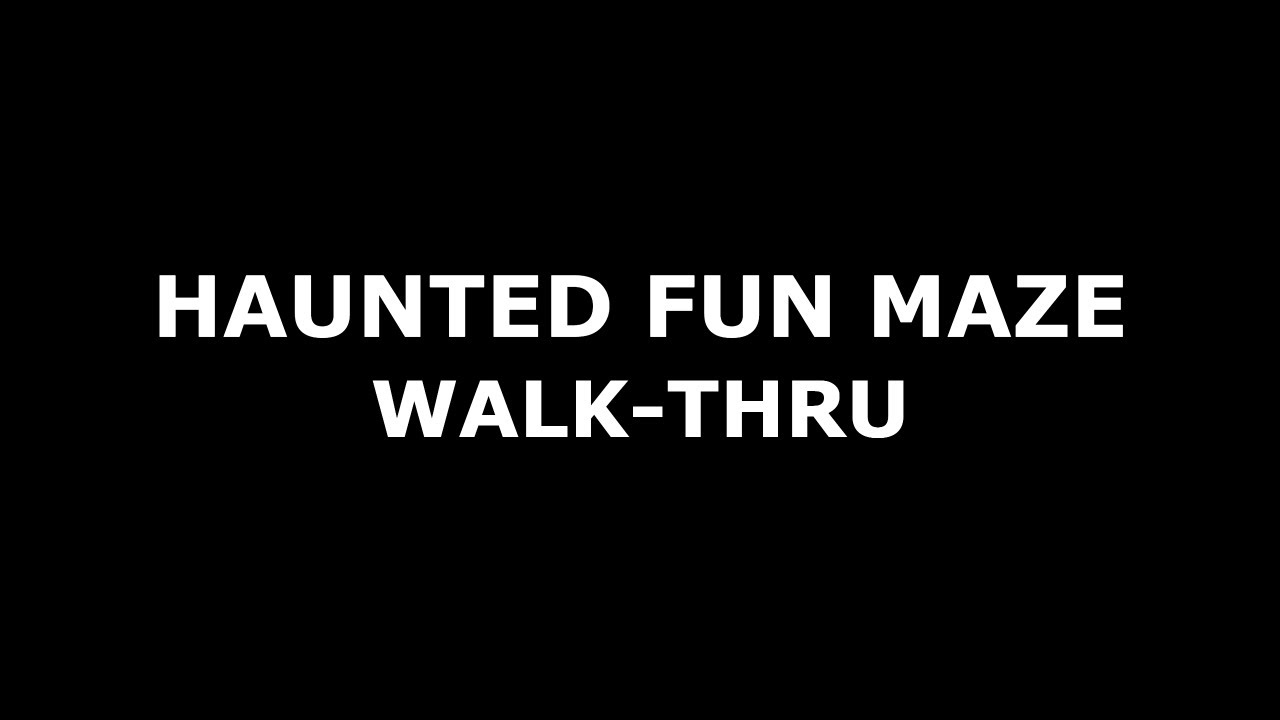 Inflatable Halloween Haunt Maze - A Comprehensive walk-thru of this A-MAZE-ING Horror Experience