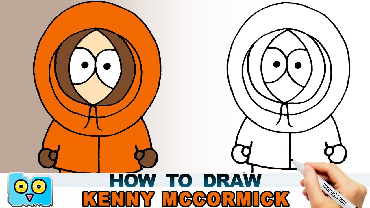 Kenny drawing | How to Draw Kenny McCormick South Park