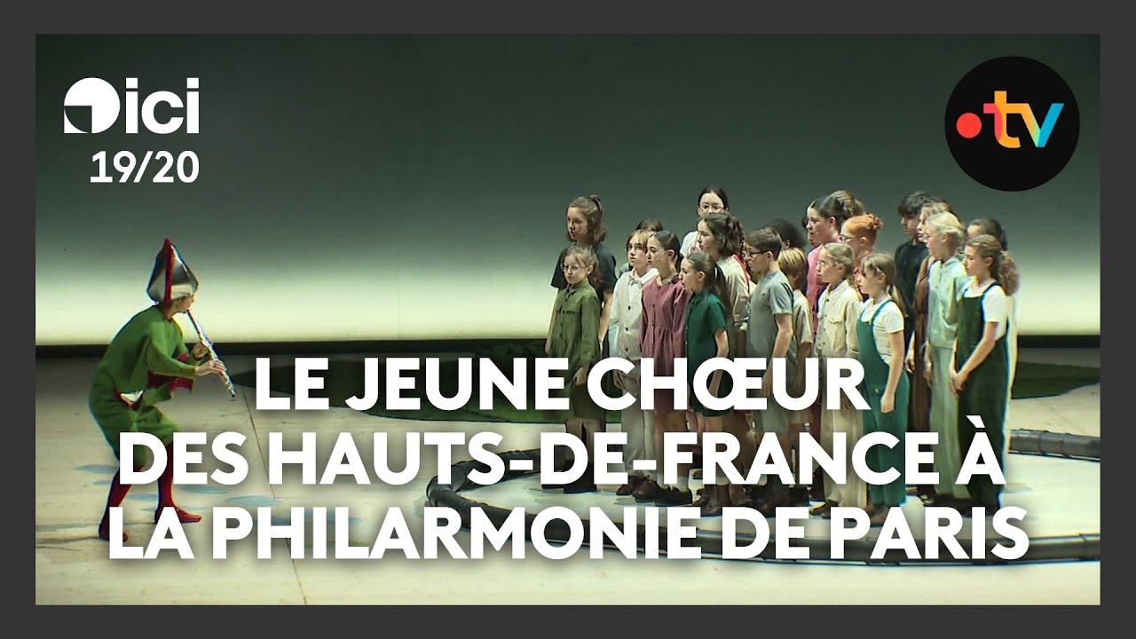 Le Jeune Chœur des Hauts-de-France en représentation à la Philarmonie de Paris