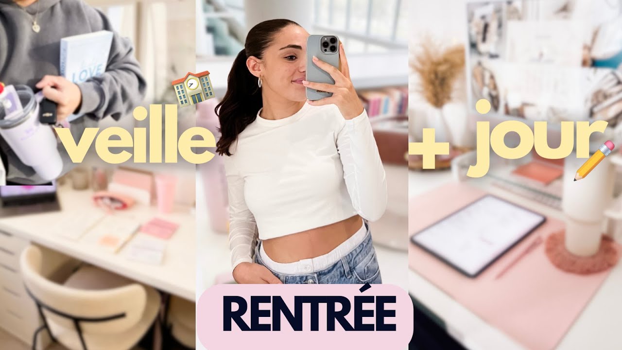 BACK TO SCHOOL : veille + jour de la rentrée 2024