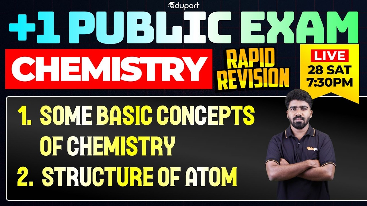 Plus One Chemistery Rapid Revision  | 1. Some Basic Concepts of Chemistry, 2. Structure of Atom