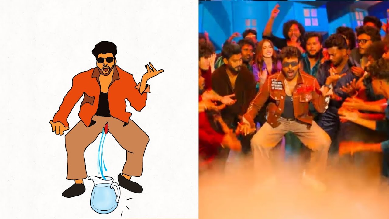 Mega Victory Mass - Drawing meme | Mana Shankara Vara Prasad Garu | Venkatesh | Bheems 