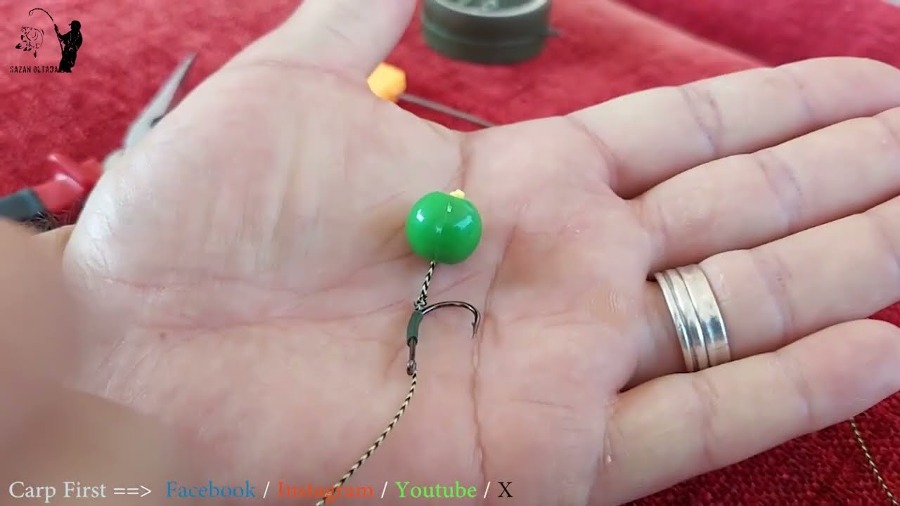 🎈🧶🧡🧡Yeşil boncuklu sazan takımı nasıl yapılır?* Neden 