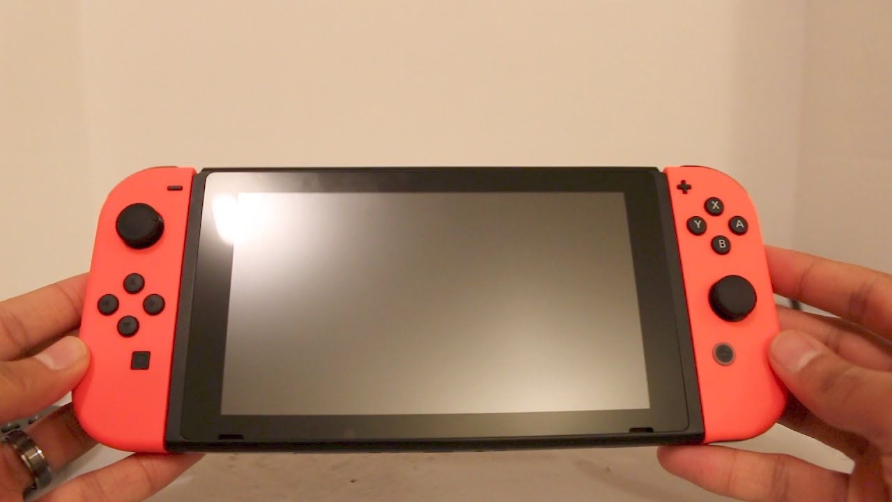 Nintendo Switch Neon Red Joy-Cons Unboxing