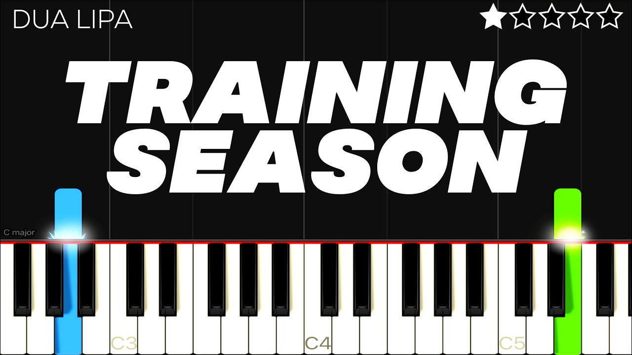 Dua Lipa - Training Season | EASY Piano Tutorial