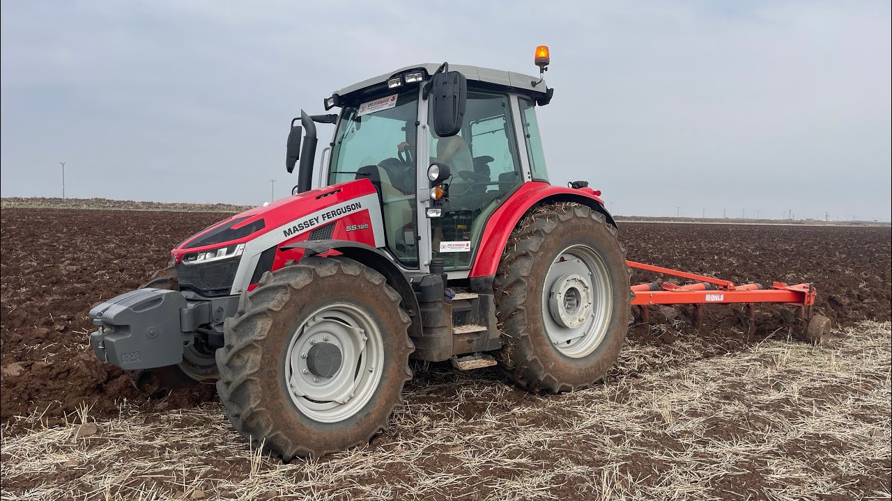 Massey ferguson 5s.125 nadas sürümü | ünlü pulluk | taşlı tarla