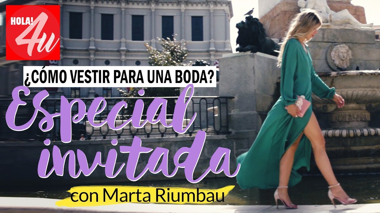 5 'looks' para bodas, graduaciones, comuniones... ESPECIAL INVITADA | Con Marta Riumbau
