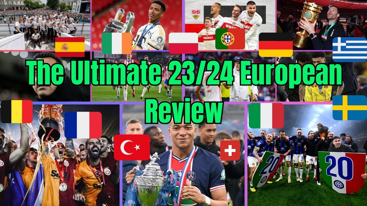 (ASMR) Reviewing EVERY European League 23/24! Final Football League Standings