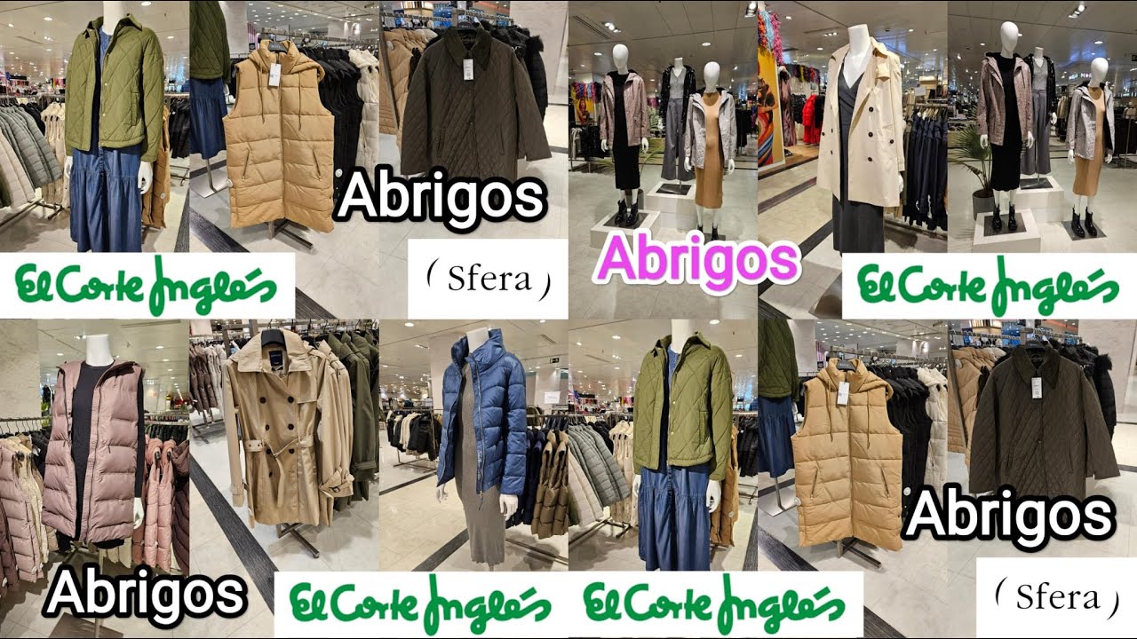 El Corte Ingles NOVEDADES Abrigos Chaquetas Chalecos Resumen Moda Mujer Tendencias Otoño Invierno