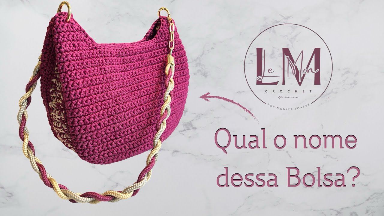 A bolsa sem nome mais fofa desse canal! Crochê para todos! 