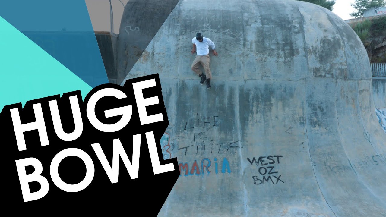 THE DEEPEST SCARIEST BOWL IN EUROPE // BELMONTE SKATEPARK IN PORTUGAL