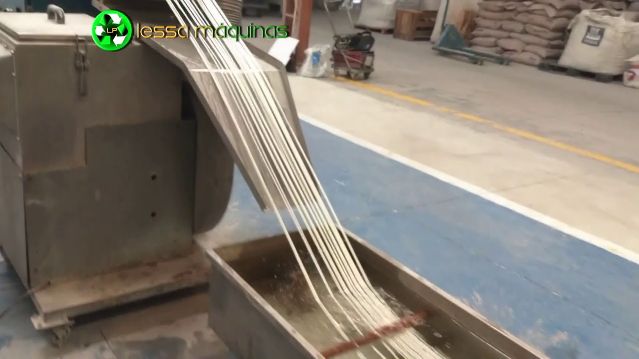 extrusora de plasticos 150 180mm cascata 2018   lessa maquinas para reciclagem