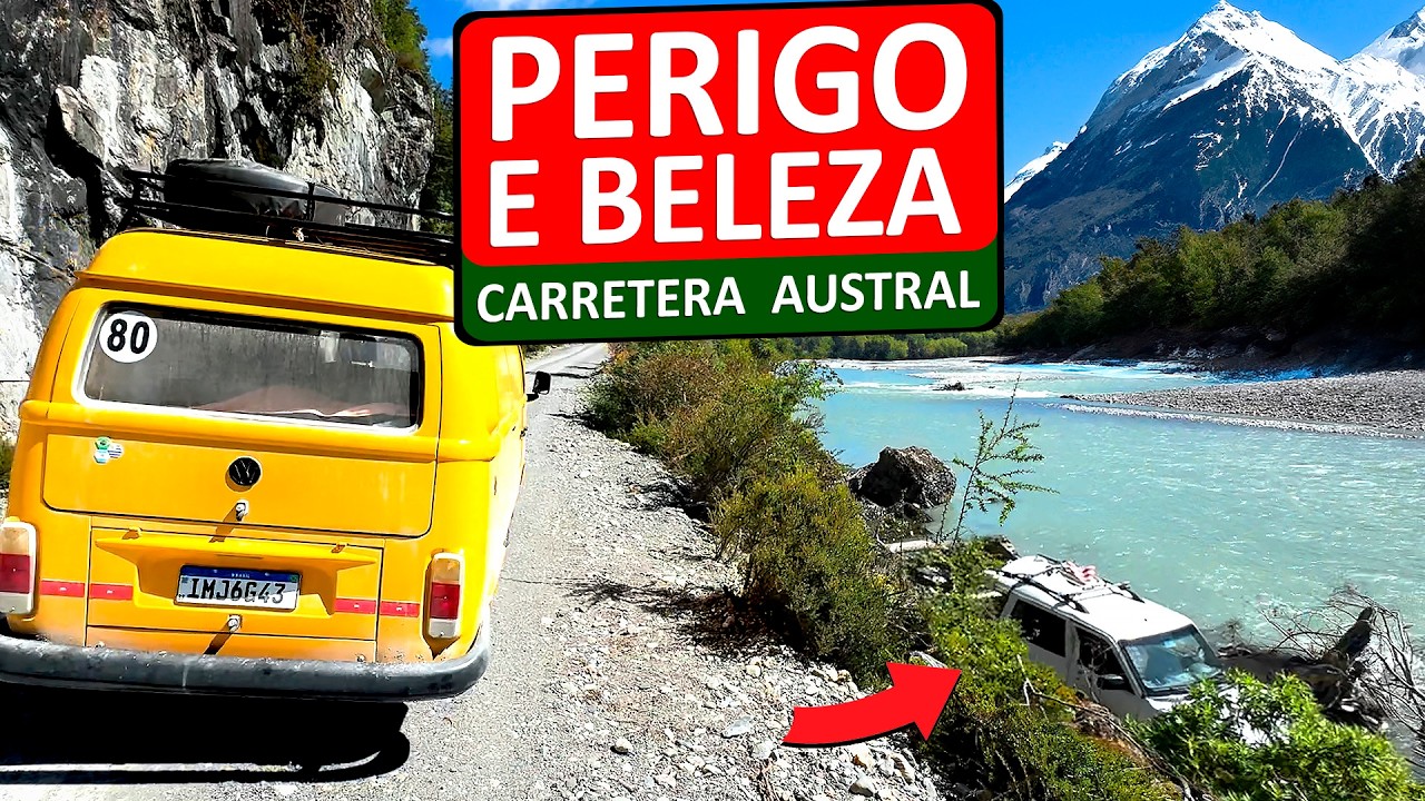 MUITO PERIGO E BELEZA NESSA ESTRADA DO CHILE CARRETERA AUSTRAL - EP53 TP03