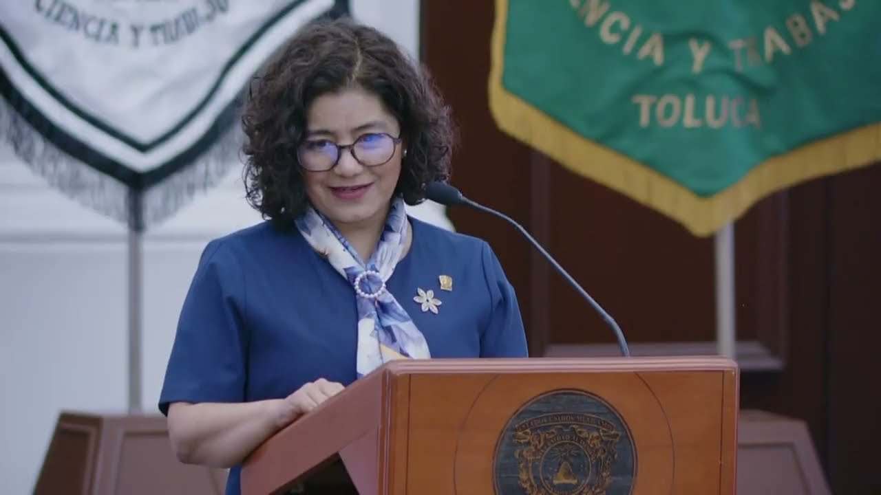 🎓📊 ~ Patricia Zarza presentó su primer informe en la #UAEMéx y la gobernadora  reconoce su labor