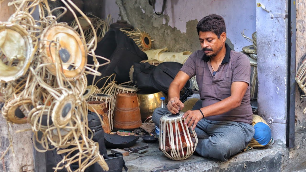 Best Tabla maker / repairers Shop  | मै apna tabla यहा से Repair हू | meraj tabla maker