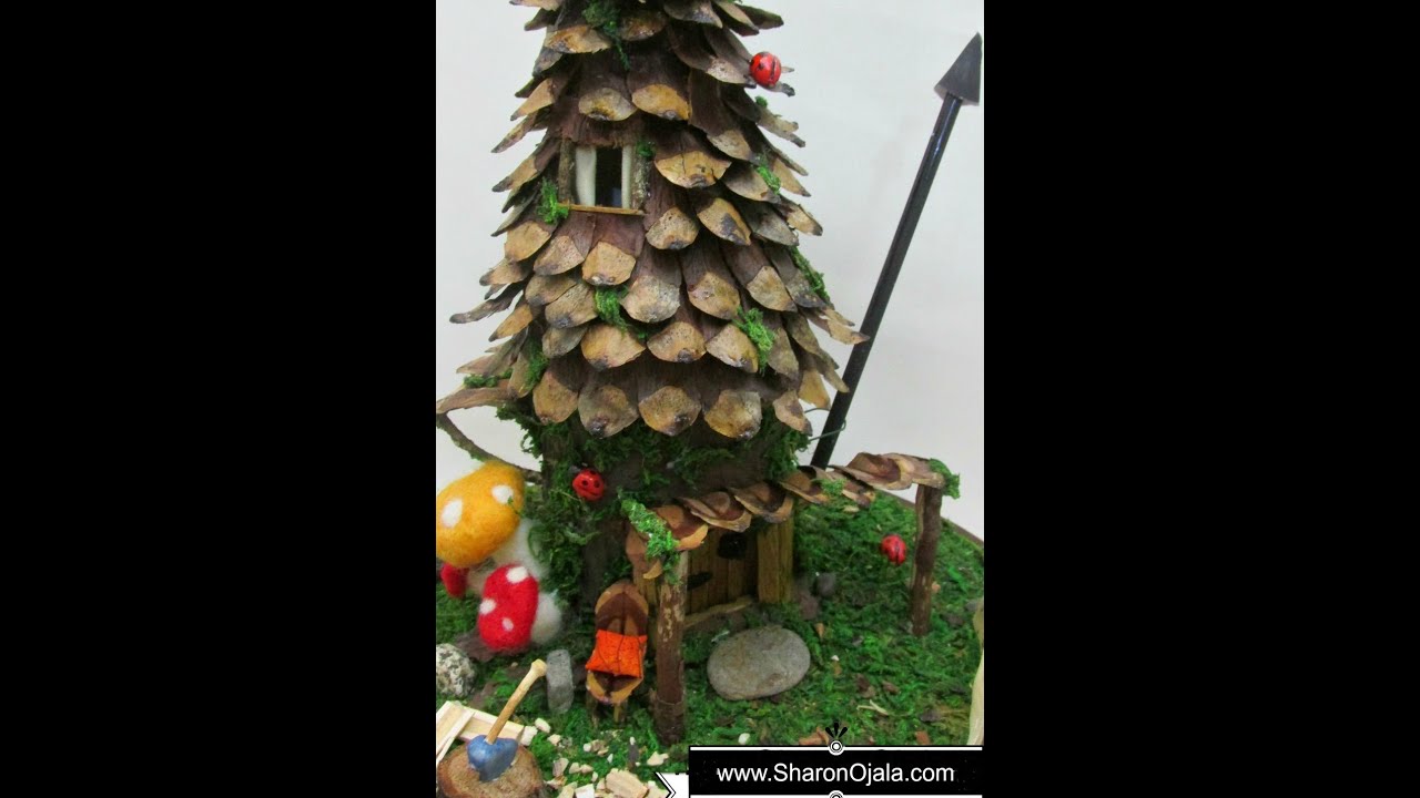 Fairy Dollhouse Roof Tutorial