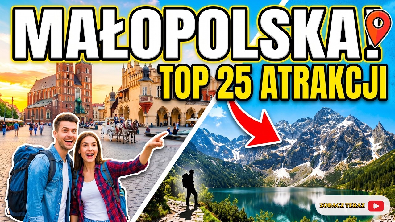 MAŁOPOLSKIE atrakcje - co warto zobaczyć? TOP 25 miejsc + MAPA! 📍🗺️