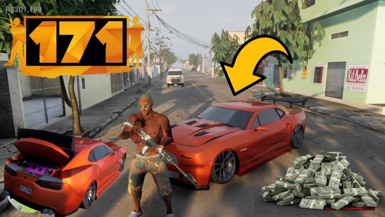 171- ENCONTREI O CARRO MAIS RARO DO JOGO PEGANDO A GRANA DA QUEBRADA 💵