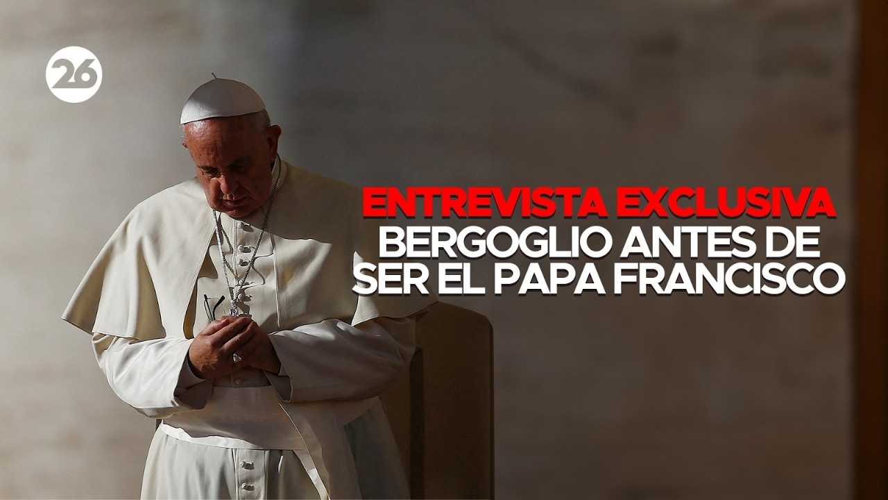 La entrevista inédita a Jorge Bergoglio antes de ser el papa Francisco | archivo de #Canal26