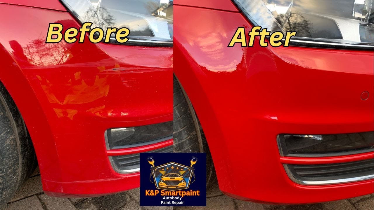 VW Golf GTD Front Bumper Repair (Smart Repair Respray)