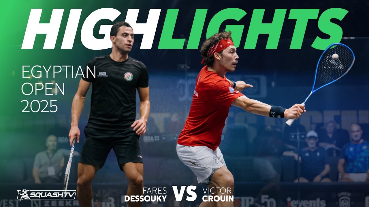 🇪🇬 Dessouky v Crouin 🇫🇷 | Egyptian Open 2025 | QUARTER FINAL HIGHLIGHTS