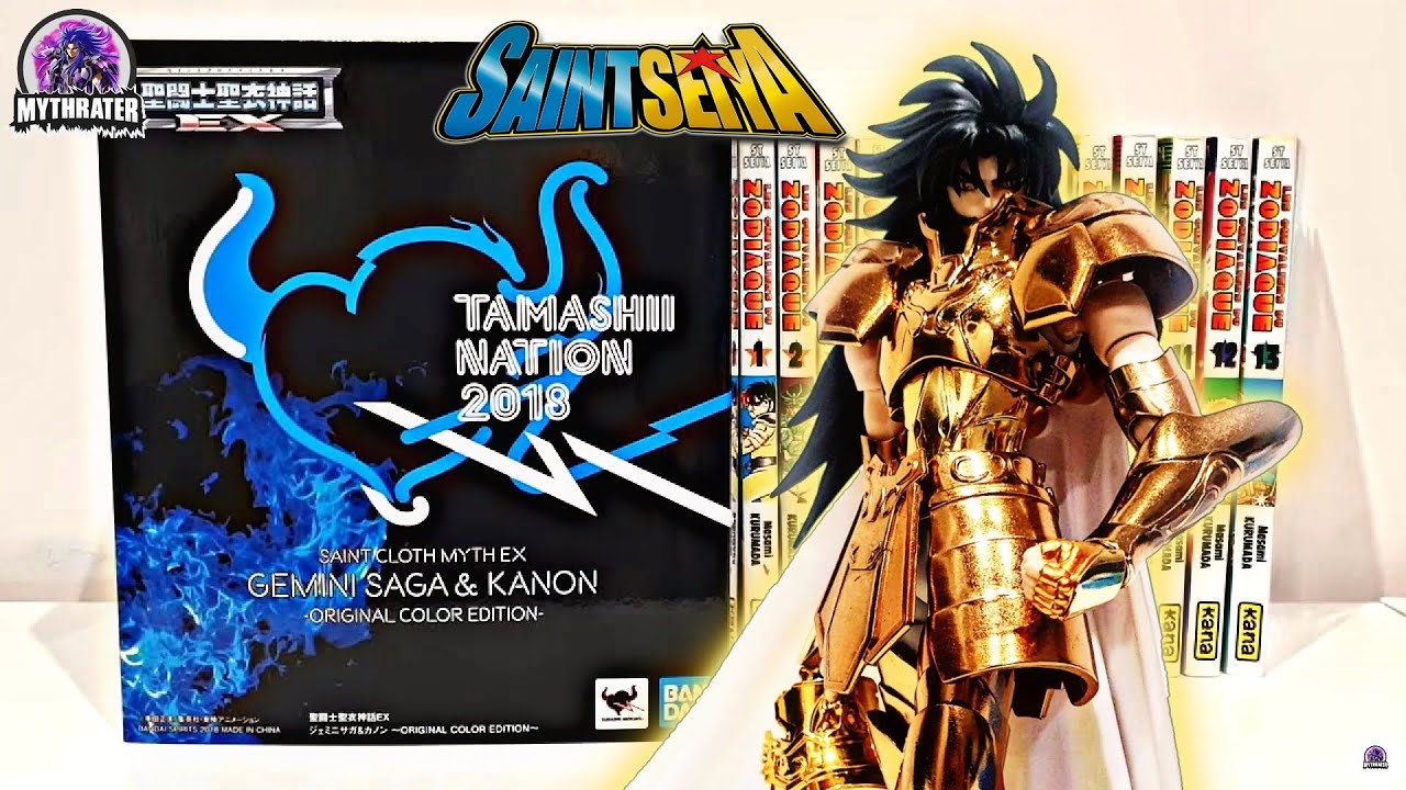 MR18 Myth Cloth Saint Seiya Gemini : Saga & Kanon des Gémeaux EX OCE Bandai