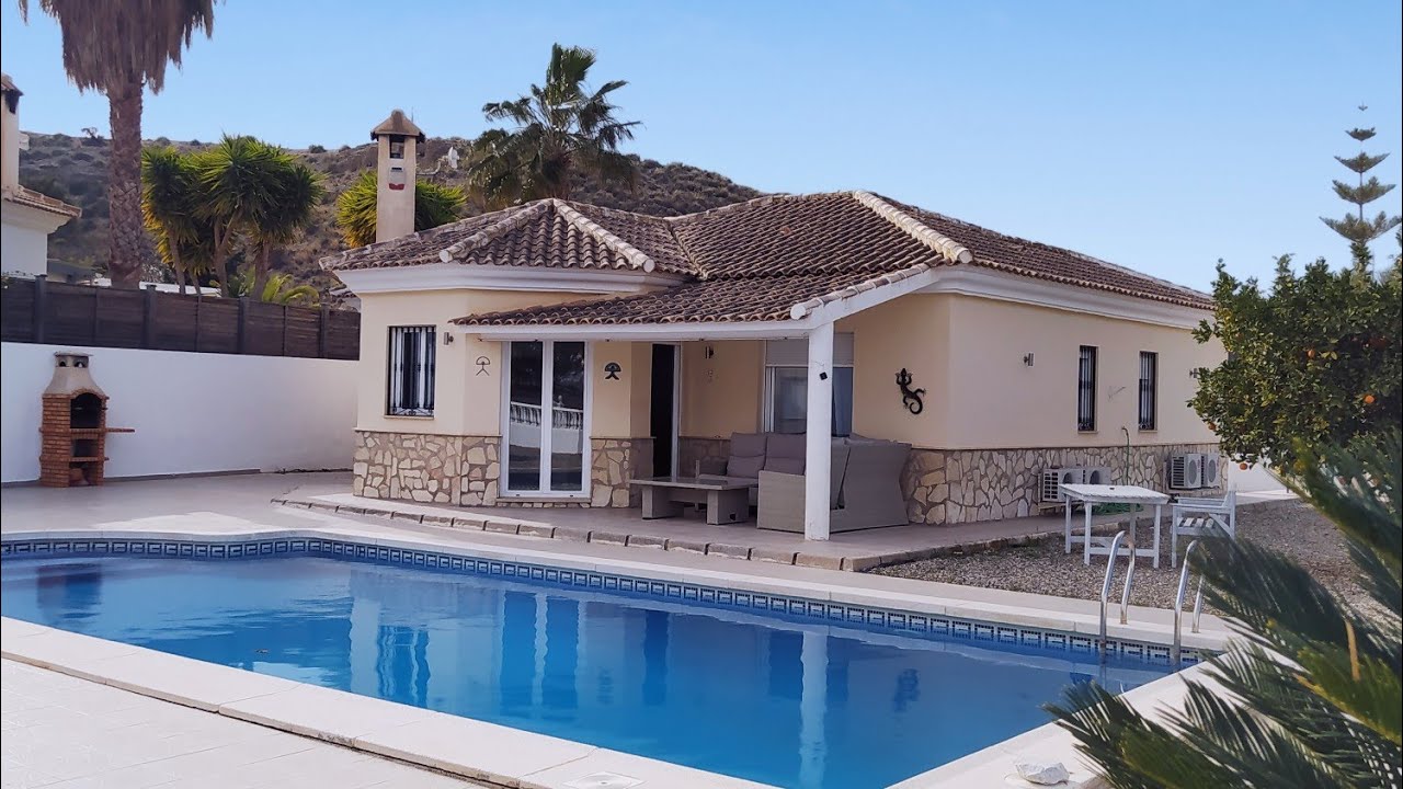 Never been to Spain- homes for sale Spain Villa Garcias 3 bed villa 10x5 pool  Arboleas €214, 950