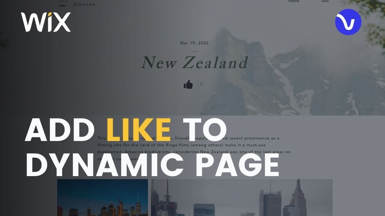 Add Like👍🏼 to WIX Dynamic Page | WIX Ideas