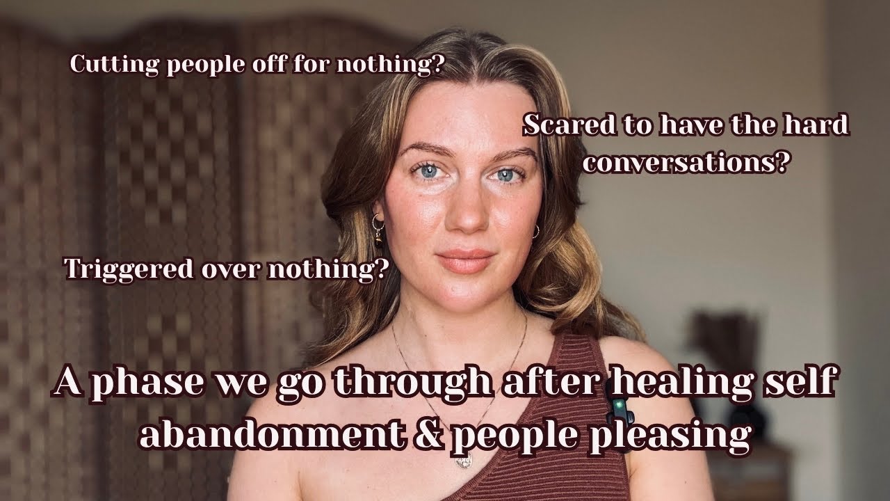 A phase we go through after healing self abandonment and people pleasing #peoplepleasing #boundaries