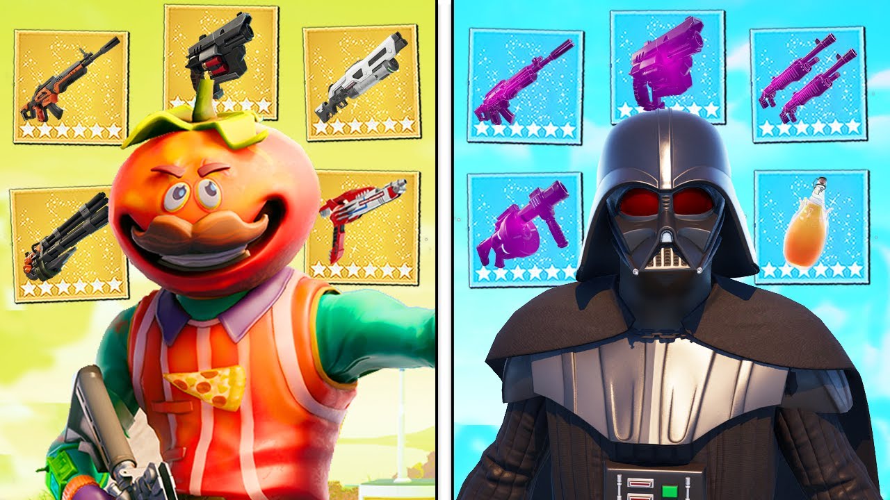 MYTHICS vs EXOTICS (Fortnite Season 4)