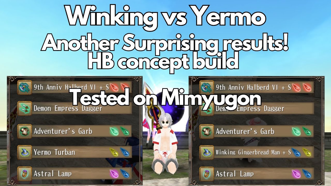Finally a Winking 2S vs Yermo 2S video! LOL | HB Concept Build Comparison | Toram Online
