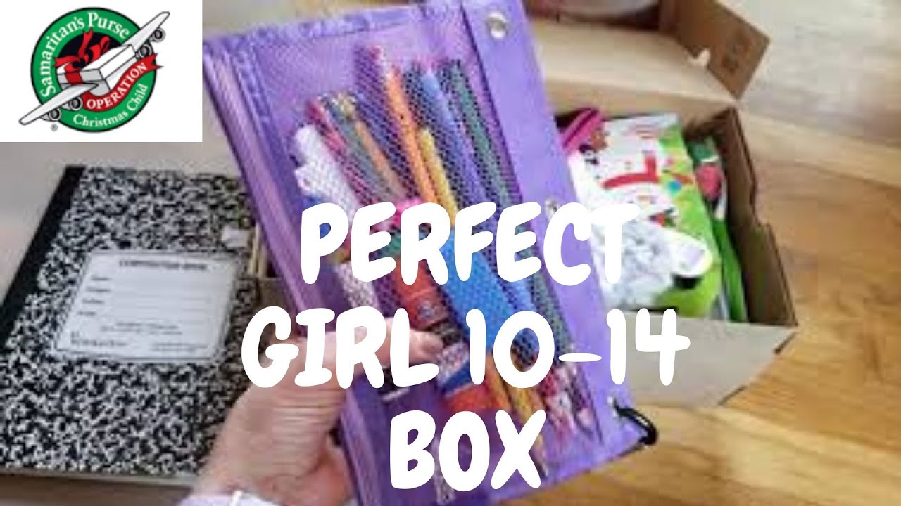 Operation Christmas Child: 2020 Shoebox Packing/ Unboxing GIRL 10 TO 14