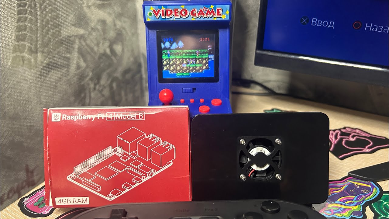 Собираем, тестируем, ретро игровую приставку(sega, dendy, snes, ps one) на Raspberry Pi 4