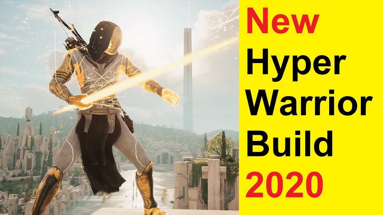 Assassins Creed Odyssey - Best 100% Health Warrior Build 2020 - 22 Million Damage - with Fire Sword!